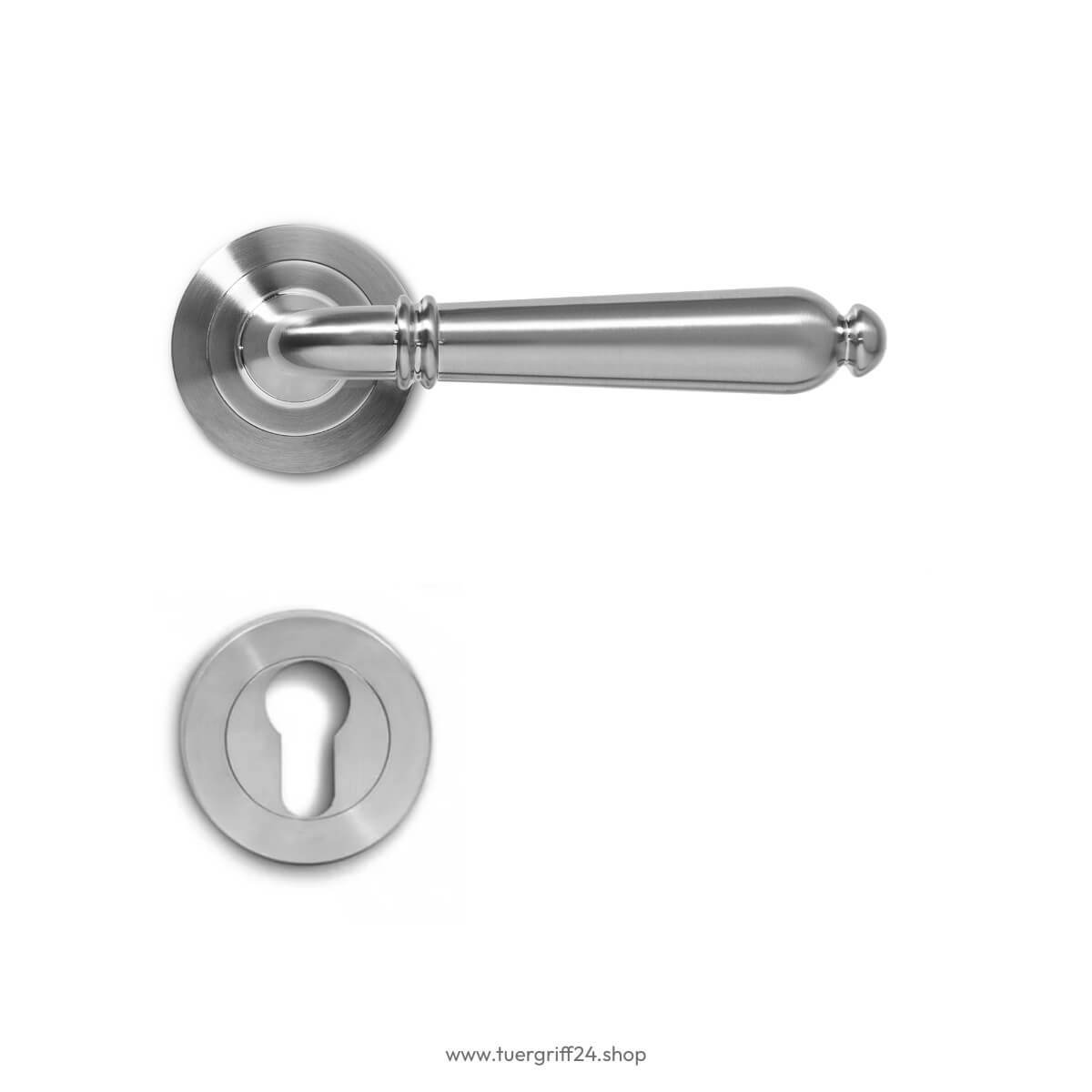 Türgriff Bologna Nikel matt von Griffwelt - Tuergriff24.shop