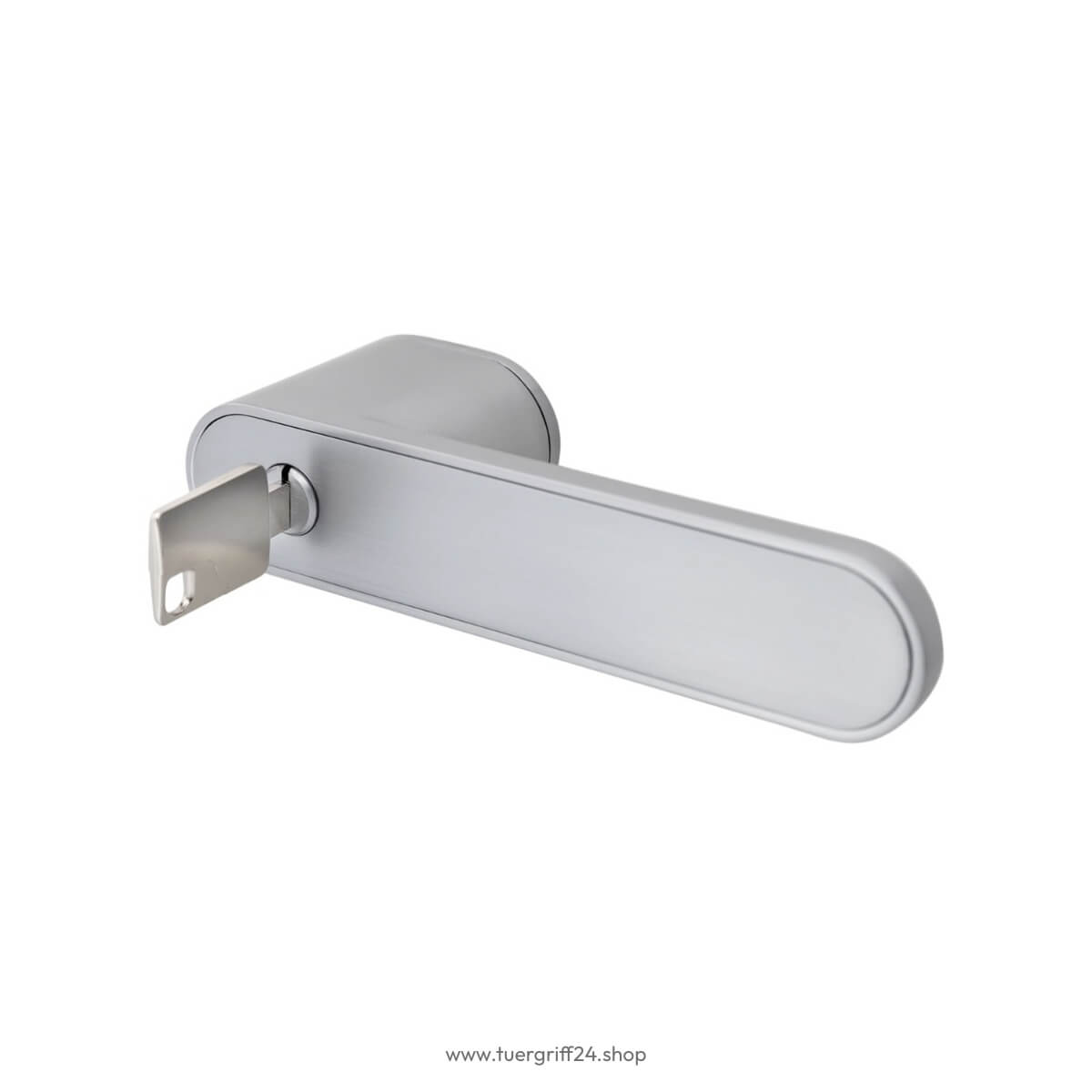 Türgriff Minimo R Silbergrau matt von Griffwelt - Tuergriff24.shop