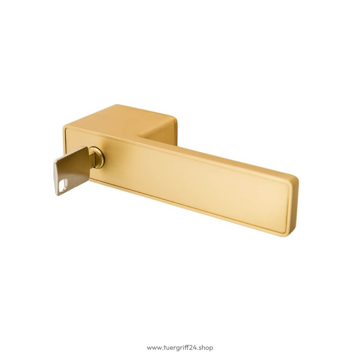 Türgriff Minimo Q Gold matt von Griffwelt - Tuergriff24.shop