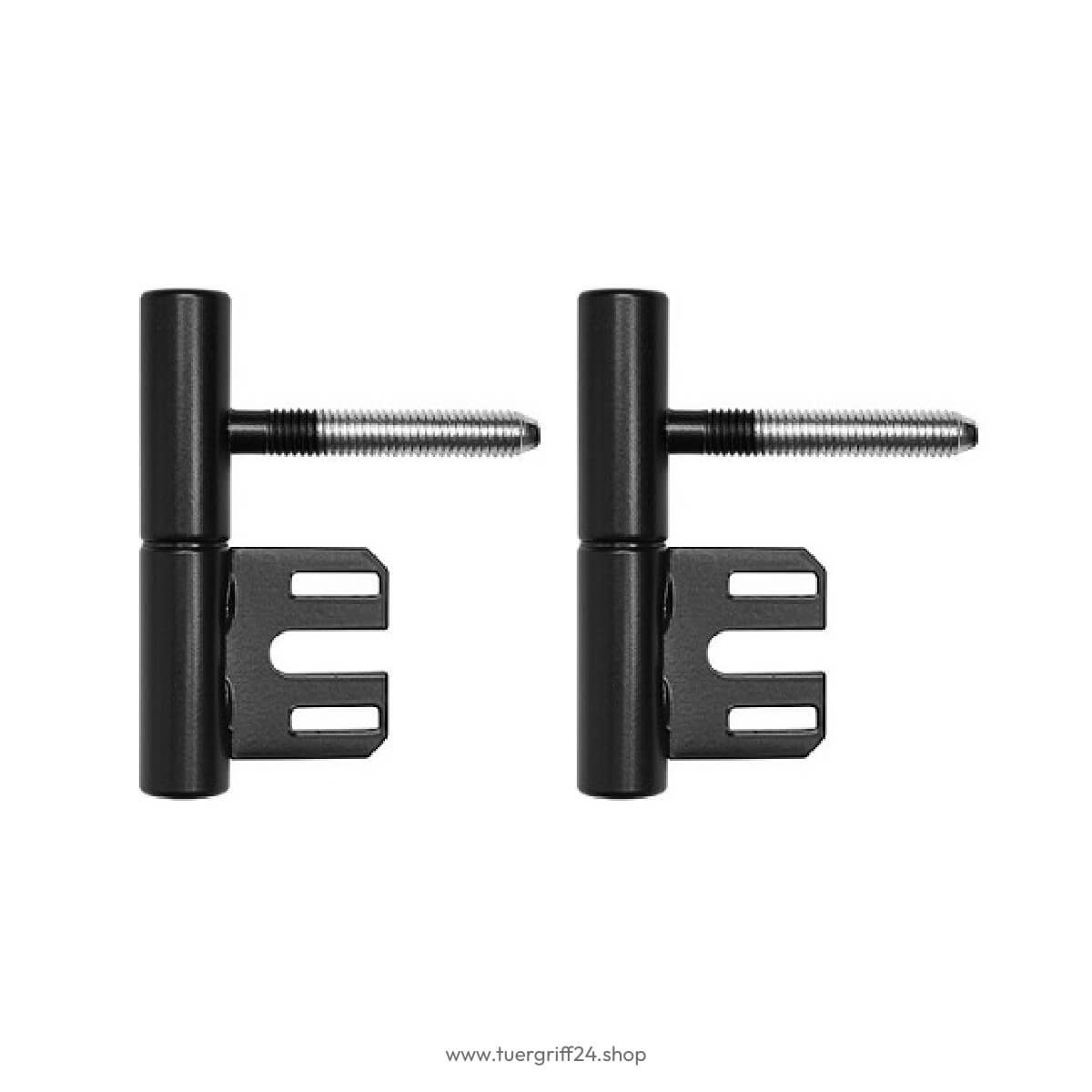 Türband 2 tlg. für Stahlzarge Tiefschwarz - Tuergriff24.shop