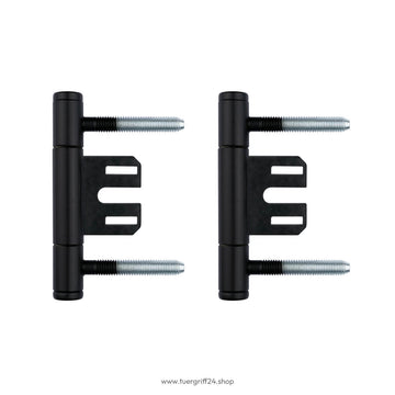 Türband 3tlg. für Stahlzarge Tiefschwarz - Tuergriff24.shop