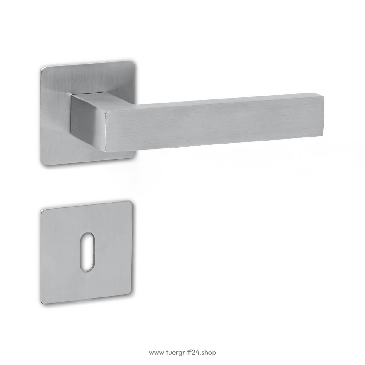 Türgriff Abano Flat Square Edelstahl von Griffwelt - Tuergriff24.shop