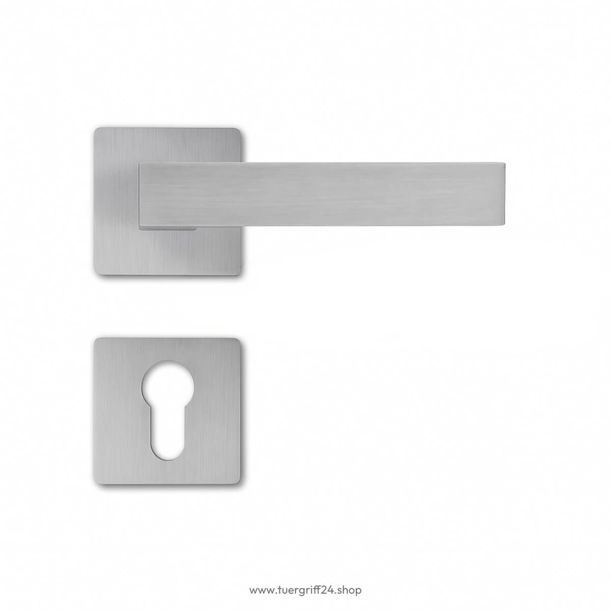Türgriff Abano Flat Square Edelstahl von Griffwelt - Tuergriff24.shop