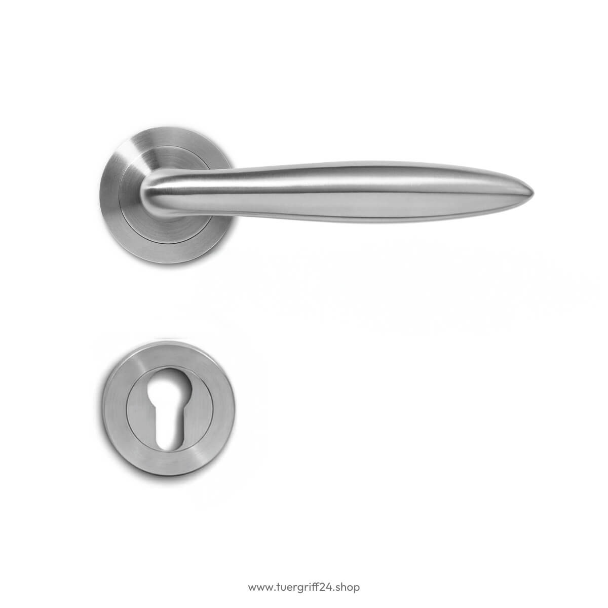 Türgriff Ancona Edelstahl matt von Griffwelt - Tuergriff24.shop