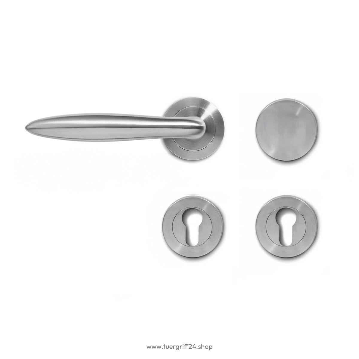 Türgriff Ancona Edelstahl matt von Griffwelt - Tuergriff24.shop