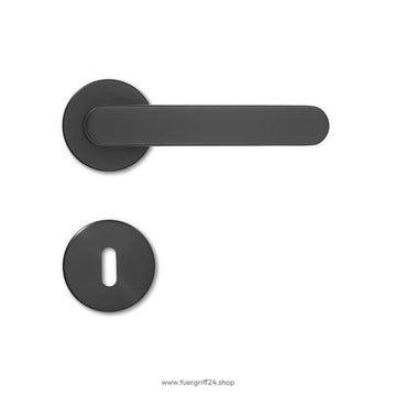 Türgriff Aversa Round Umbragrau von Griffwelt - Tuergriff24.shop