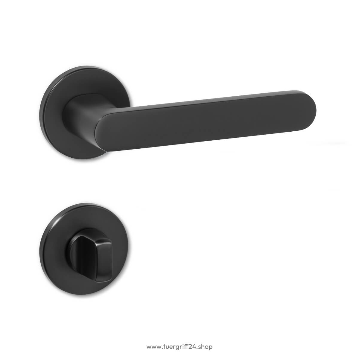 Türgriff Aversa Round Umbragrau von Griffwelt - Tuergriff24.shop