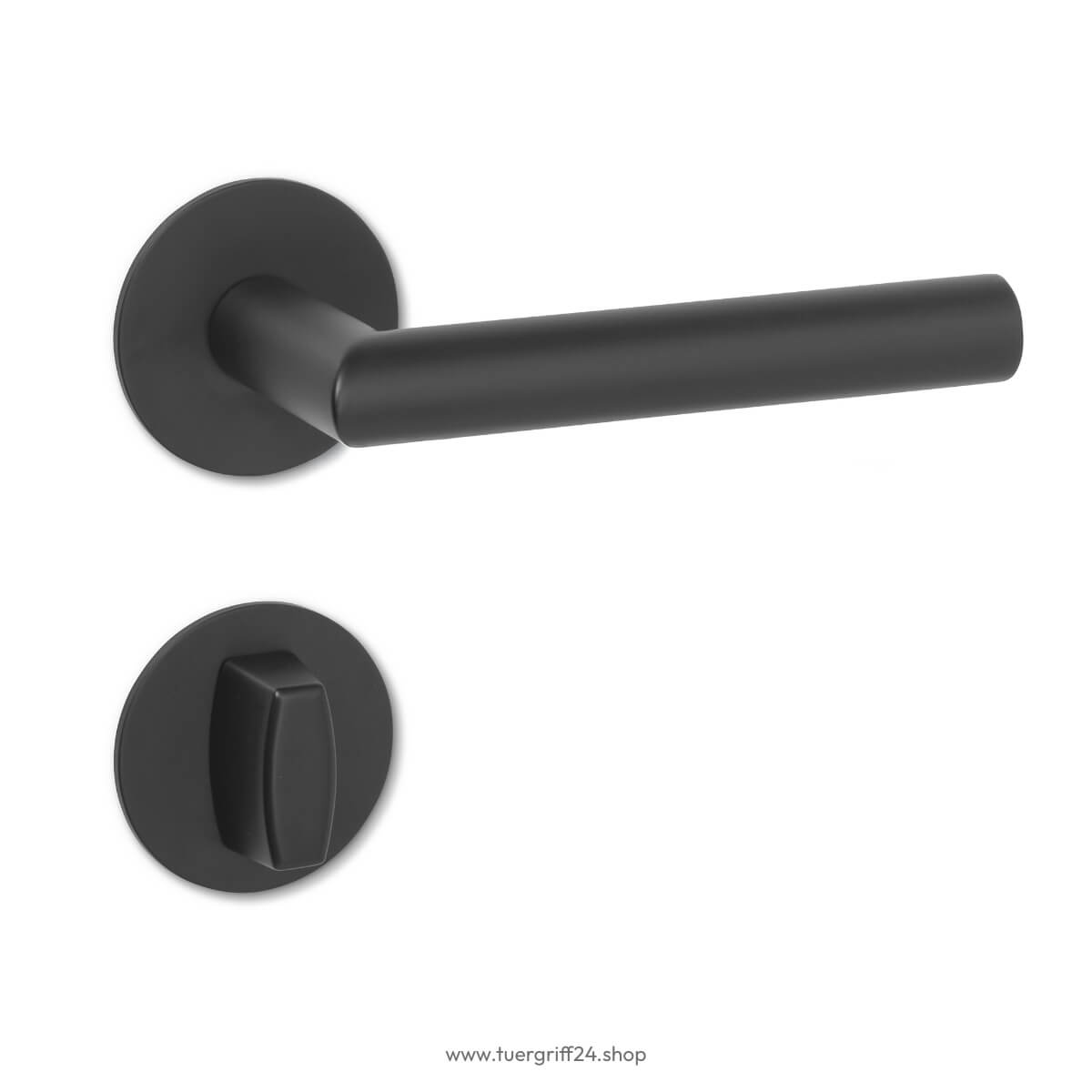 Türgriff Ferrara Flat Round Edelstahl von Griffwelt - Tuergriff24.shop