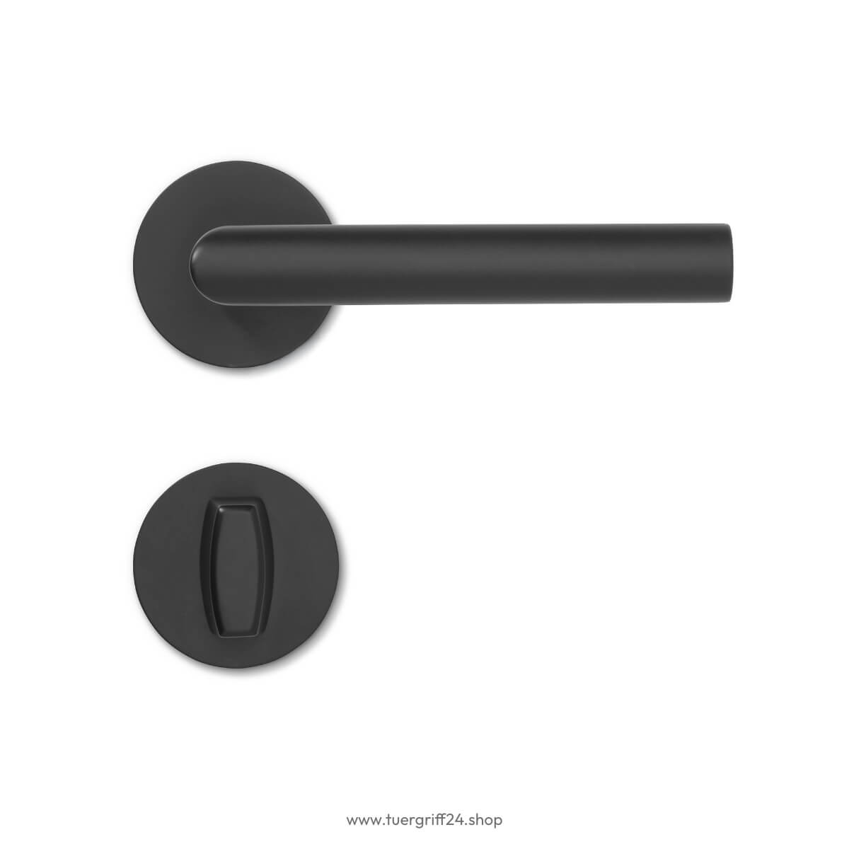Türgriff Ferrara Flat Round Edelstahl von Griffwelt - Tuergriff24.shop