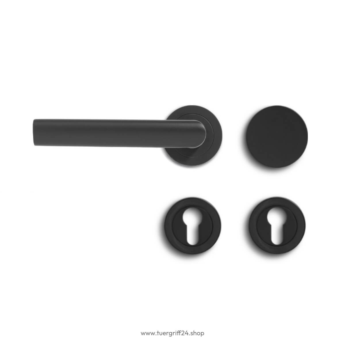 Türgriff Portofino Edelstahl matt rund von Griffwelt - Tuergriff24.shop