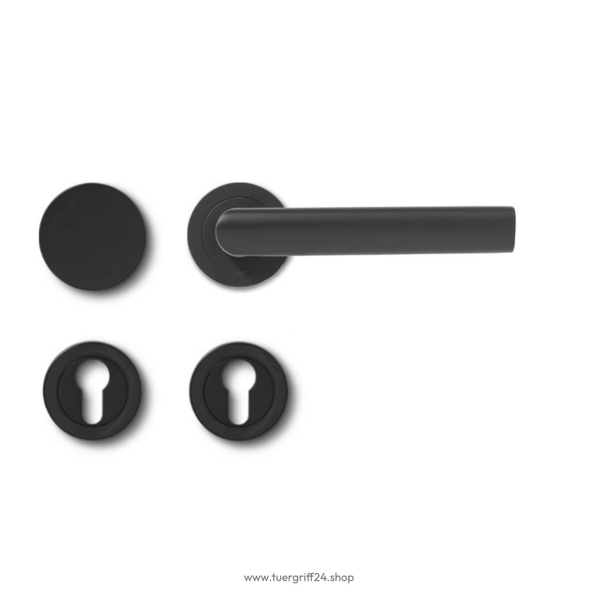 Türgriff Portofino Edelstahl matt rund von Griffwelt - Tuergriff24.shop