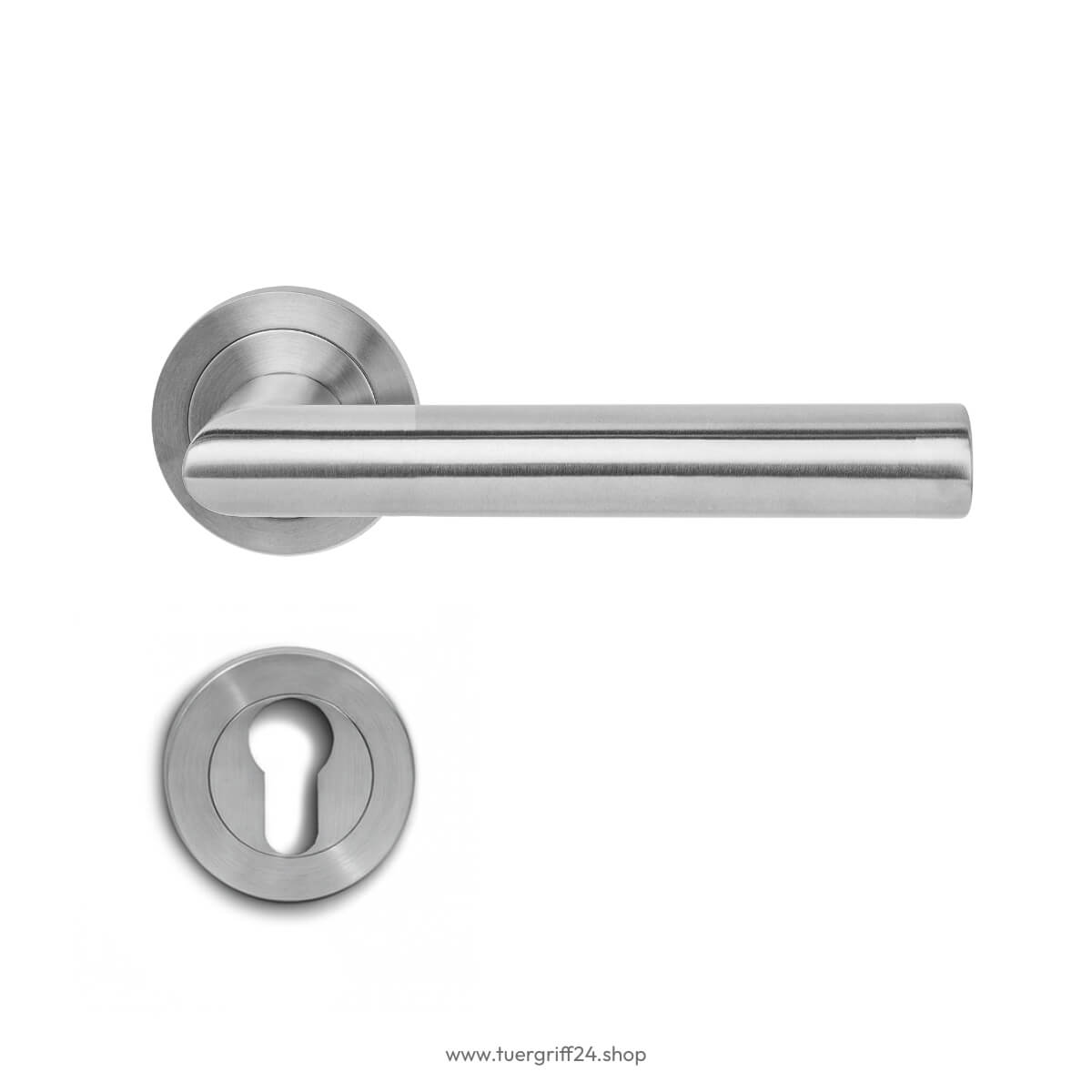 Türgriff Trento Edelstahl matt von Griffwelt - Tuergriff24.shop