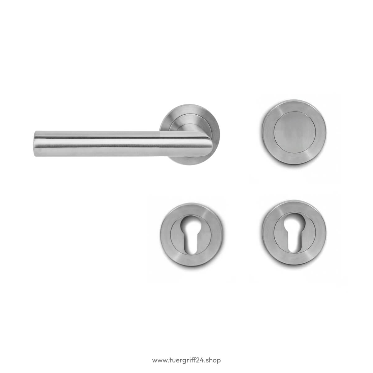 Türgriff Trento Edelstahl matt von Griffwelt - Tuergriff24.shop