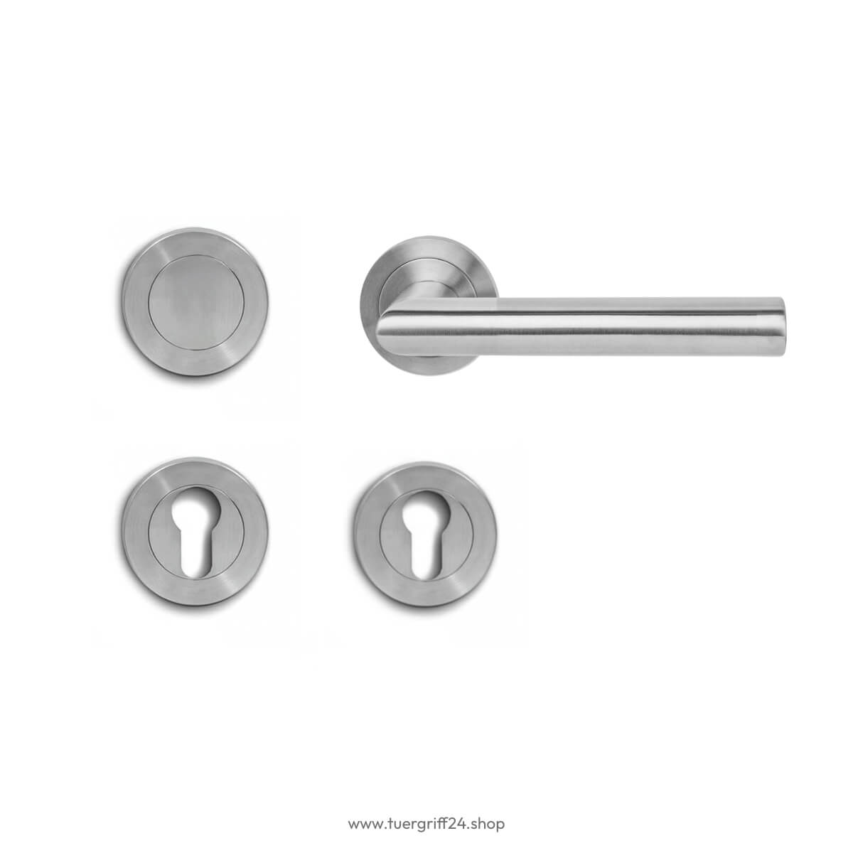 Türgriff Trento Edelstahl matt von Griffwelt - Tuergriff24.shop