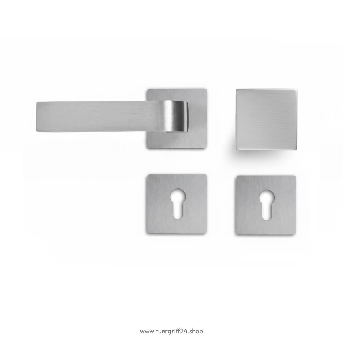 Türgriff Amalfi Flat Square Edelstahl von Griffwelt - Tuergriff24.shop