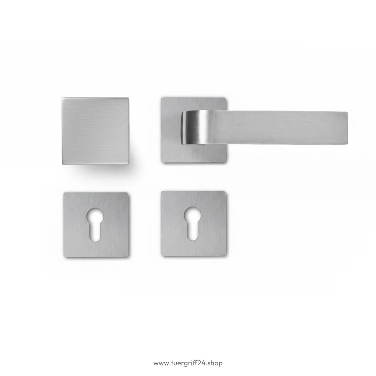 Türgriff Amalfi Flat Square Edelstahl von Griffwelt - Tuergriff24.shop