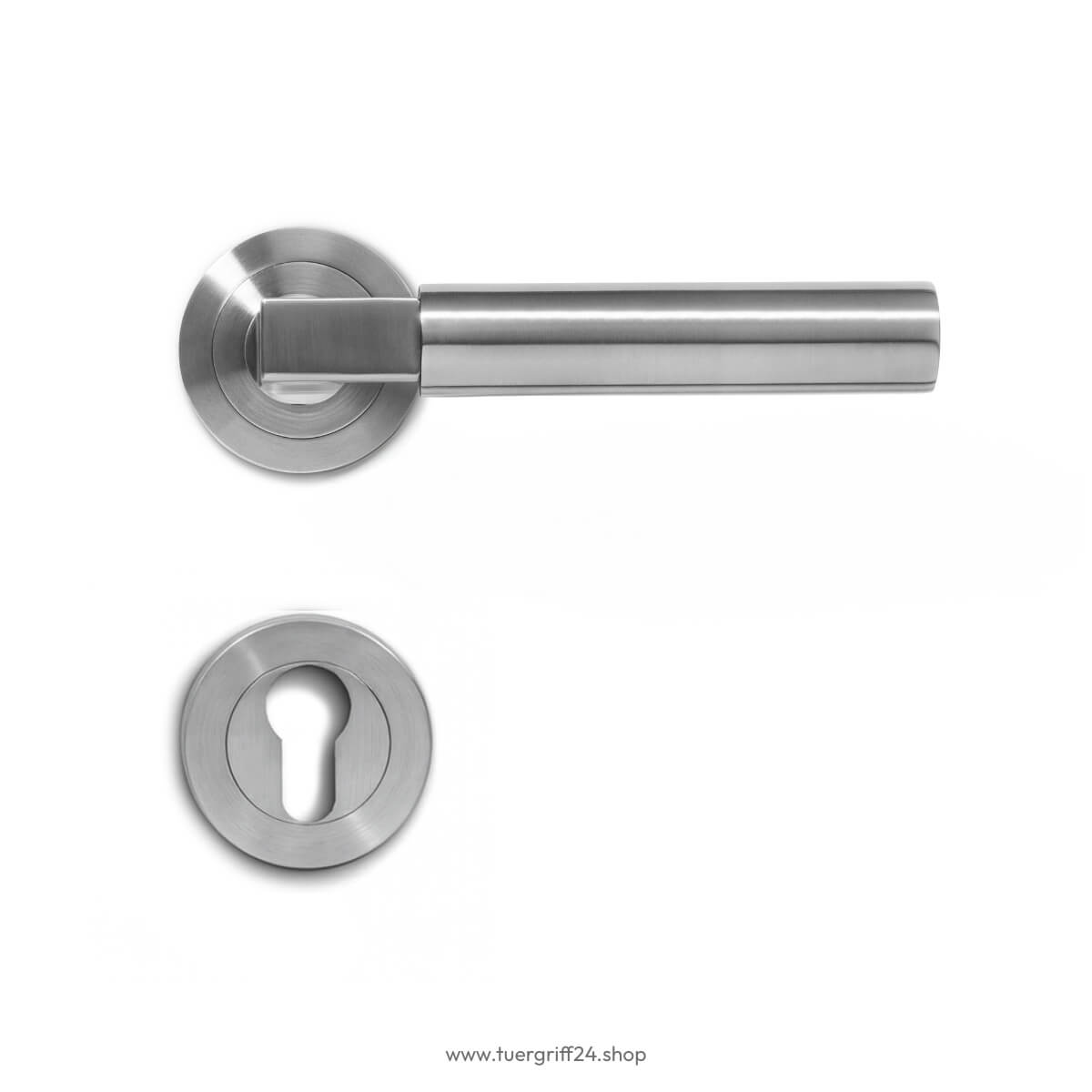 Türgriff Alessandria Edelstahl matt von Griffwelt - Tuergriff24.shop