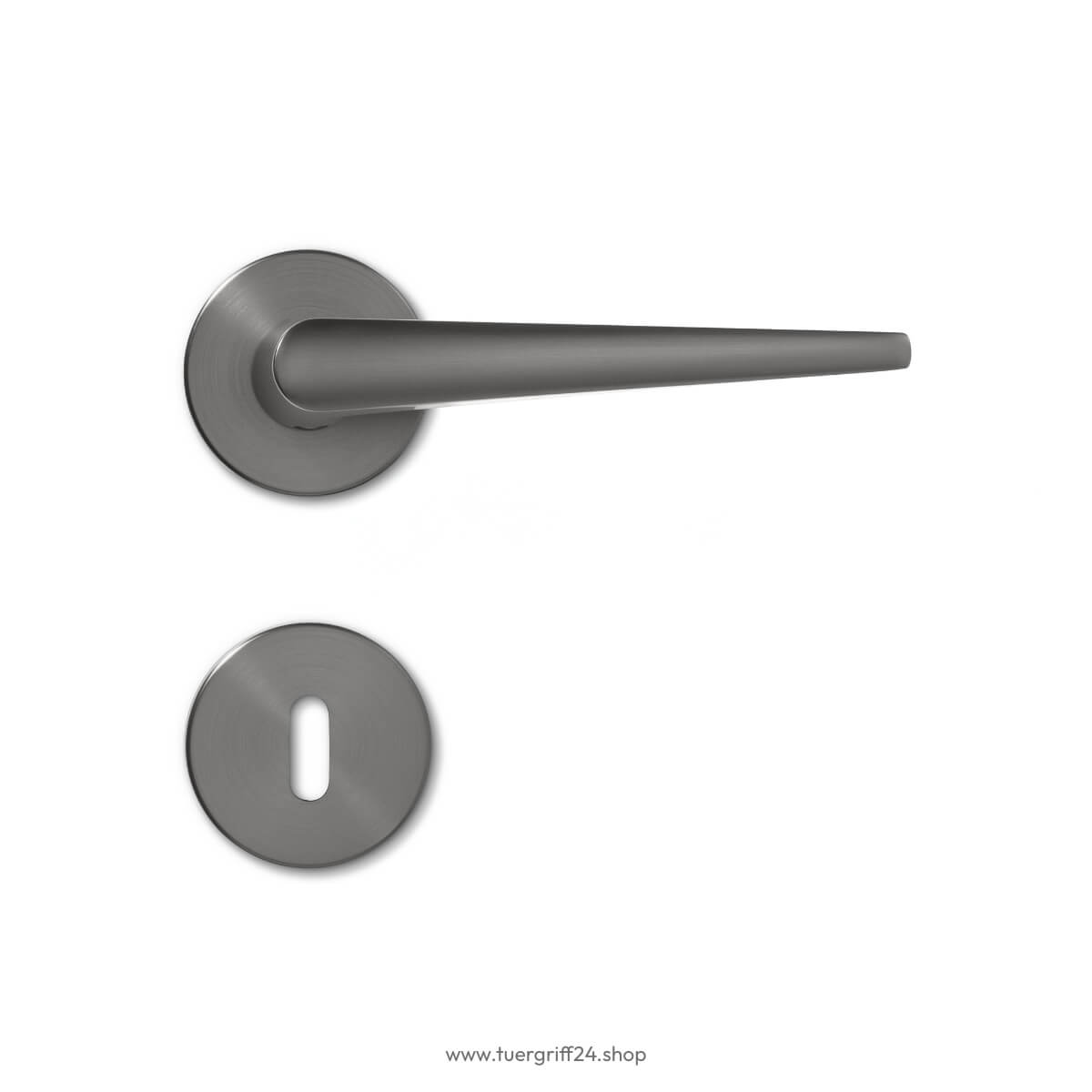 Türgriff Anzio Round Schwarz von Griffwelt - Tuergriff24.shop