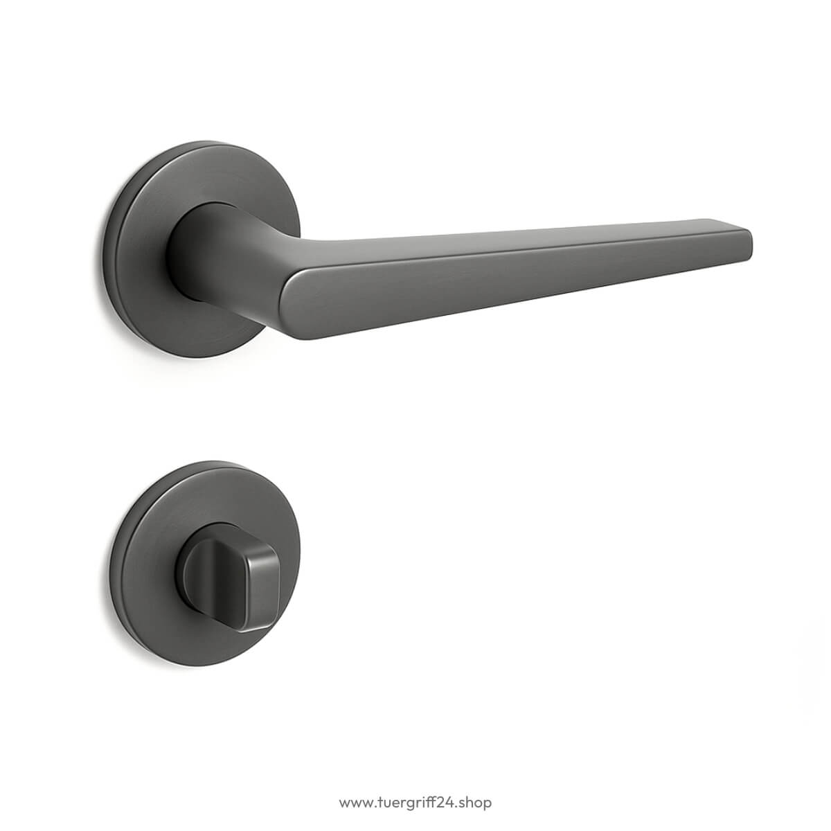 Türgriff Anzio Round Schwarz von Griffwelt - Tuergriff24.shop