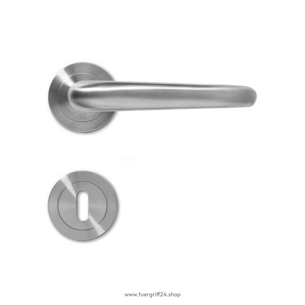 Türgriff Bergamo Edelstahl matt von Griffwelt - Tuergriff24.shop