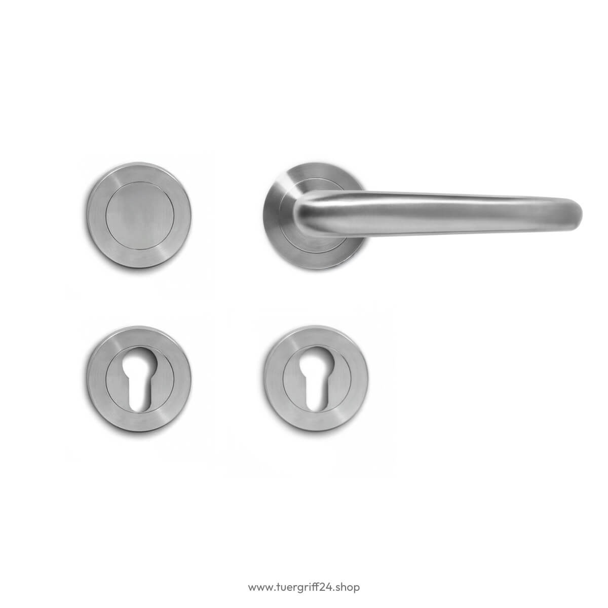 Türgriff Bergamo Edelstahl matt von Griffwelt - Tuergriff24.shop
