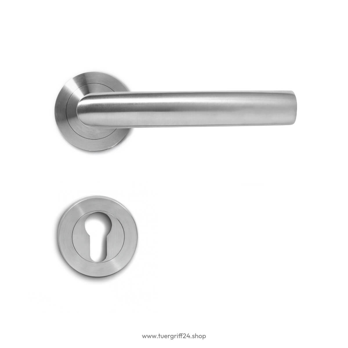 Türgriff Salerno Edelstahl matt von Griffwelt - Tuergriff24.shop